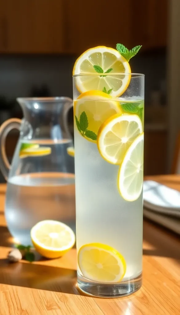 Lemon Ginger Detox Water