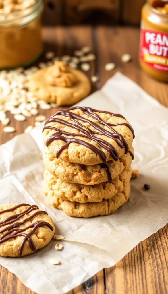 No-Bake Peanut Butter Cookies (Sugar Free)