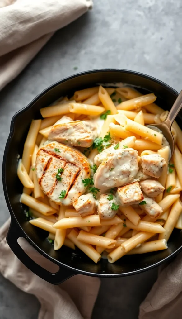 One-Pot Chicken Alfredo