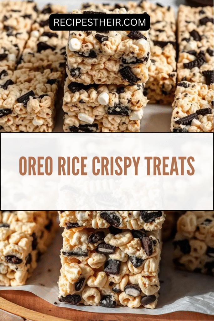 Oreo Rice Crispy Treats