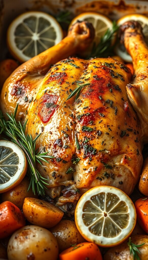 Oven-Baked Lemon Herb Chicken
