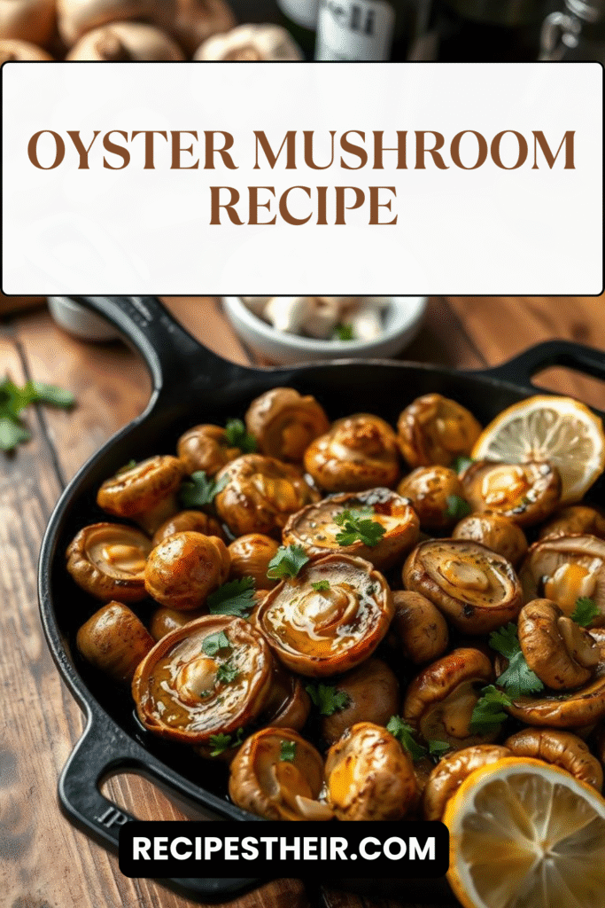Oyster Mushroom Recipe