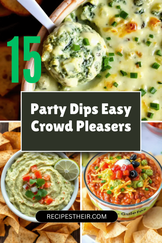 Party Dips Easy Crowd Pleasers