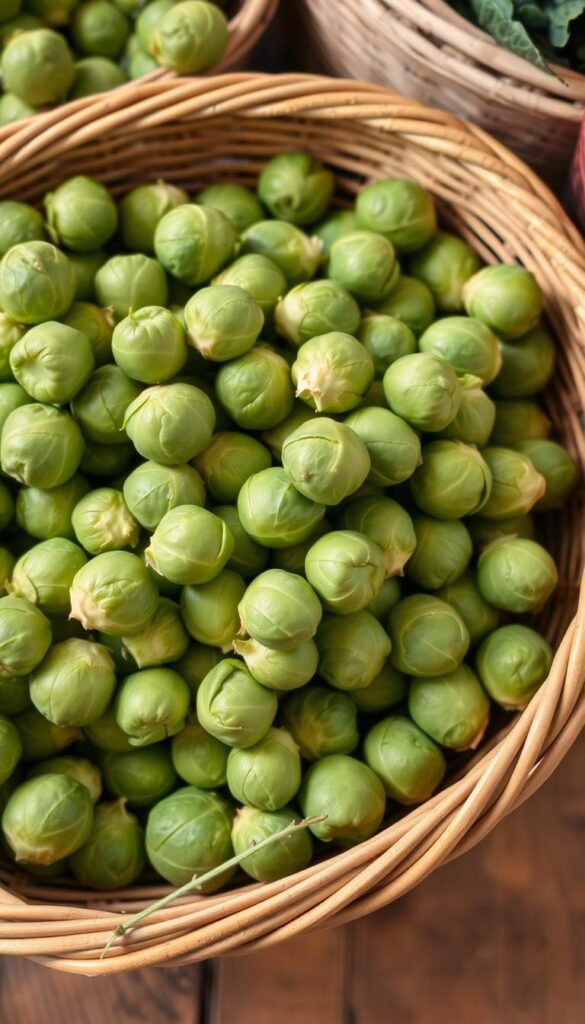 Pick Fresh Brussel Sprouts