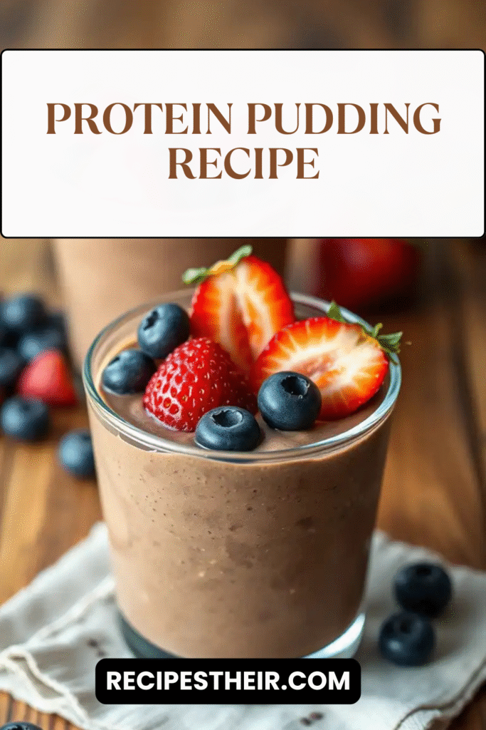 Protein Pudding Recipe