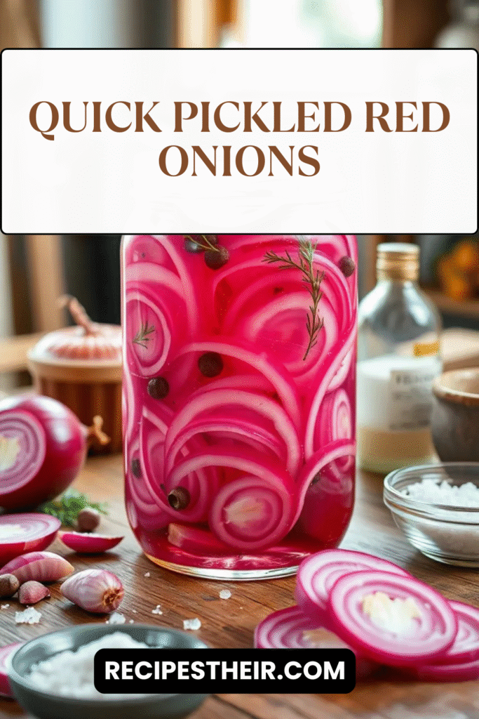 Quick Pickled Red Onions