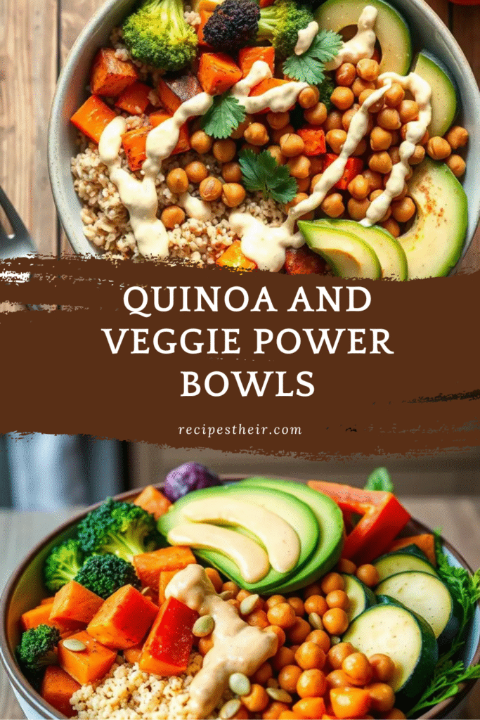 Quinoa and Veggie Power Bowls