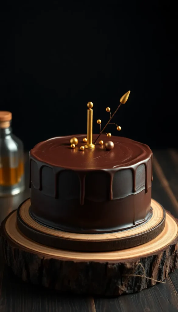 Recipe: Rich Chocolate & Whiskey Birthday Cake for Men