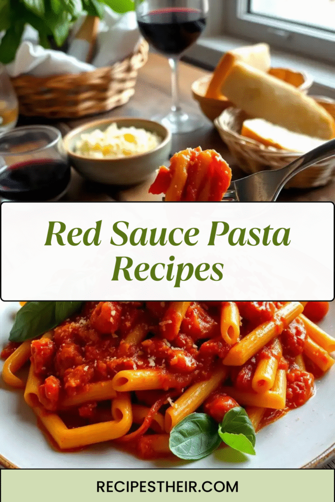 Red Sauce Pasta Recipes