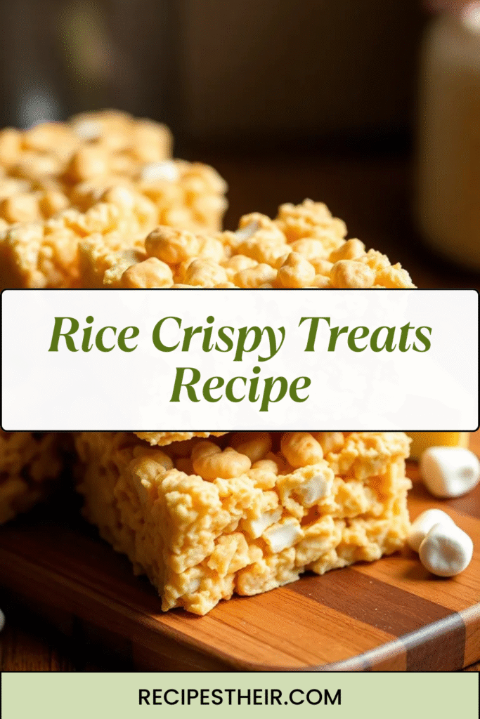 Rice Crispy Treats Recipe