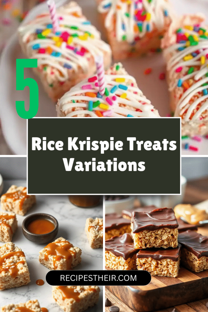 Rice Krispie Treats Variations