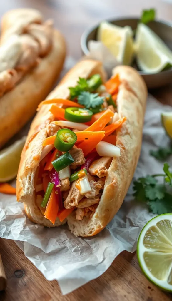 Rotisserie Chicken Banh Mi