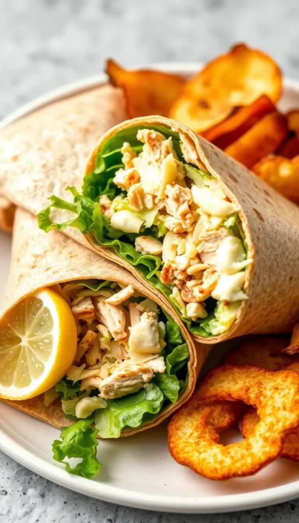 Rotisserie Chicken Caesar Wrap