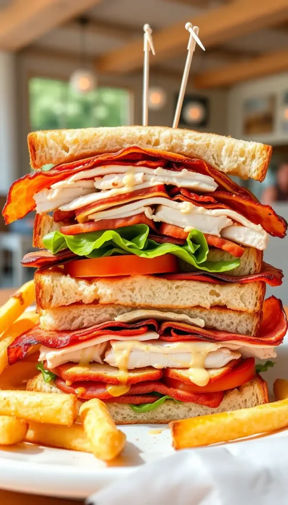 Rotisserie Chicken Club Sandwich