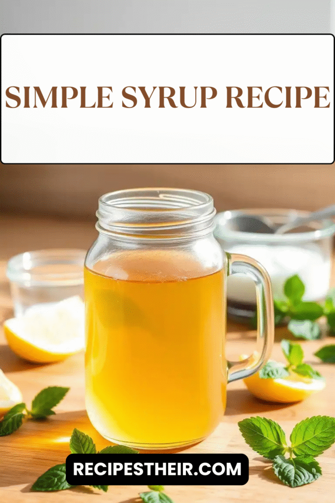 Simple Syrup Recipe