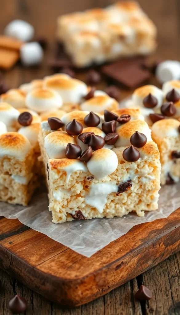 S’mores Rice Krispie Treats