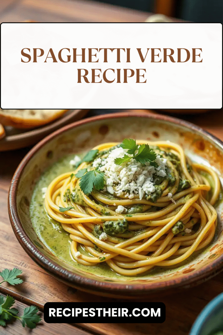 Spaghetti Verde Recipe