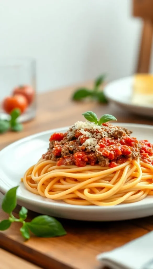 Spaghetti with Meat Sauce