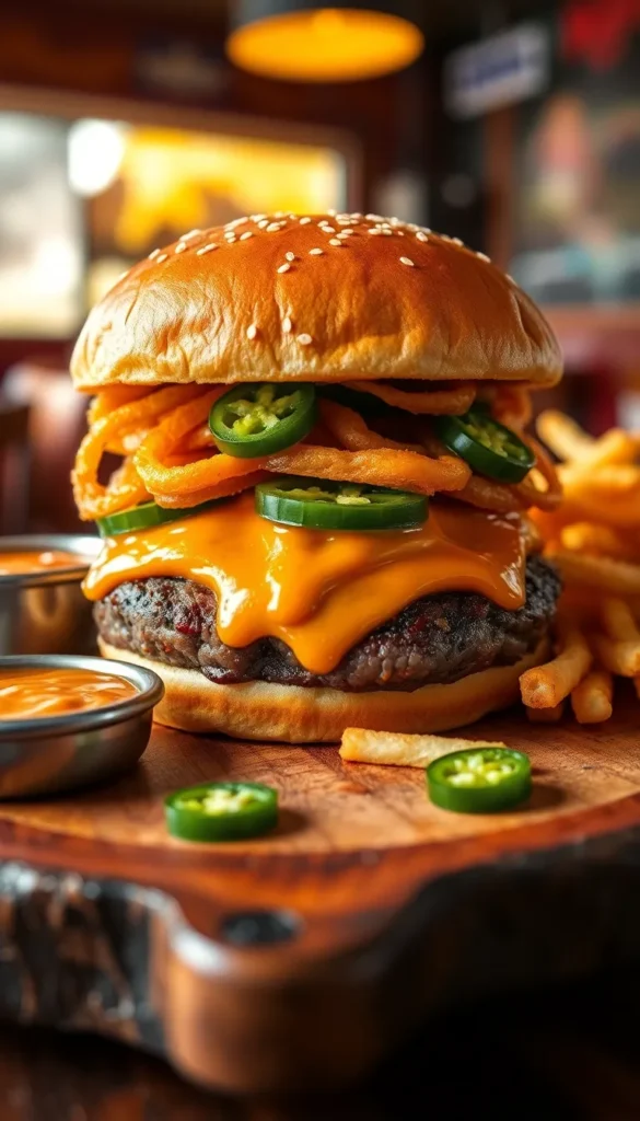 Spicy Jalapeño Burger