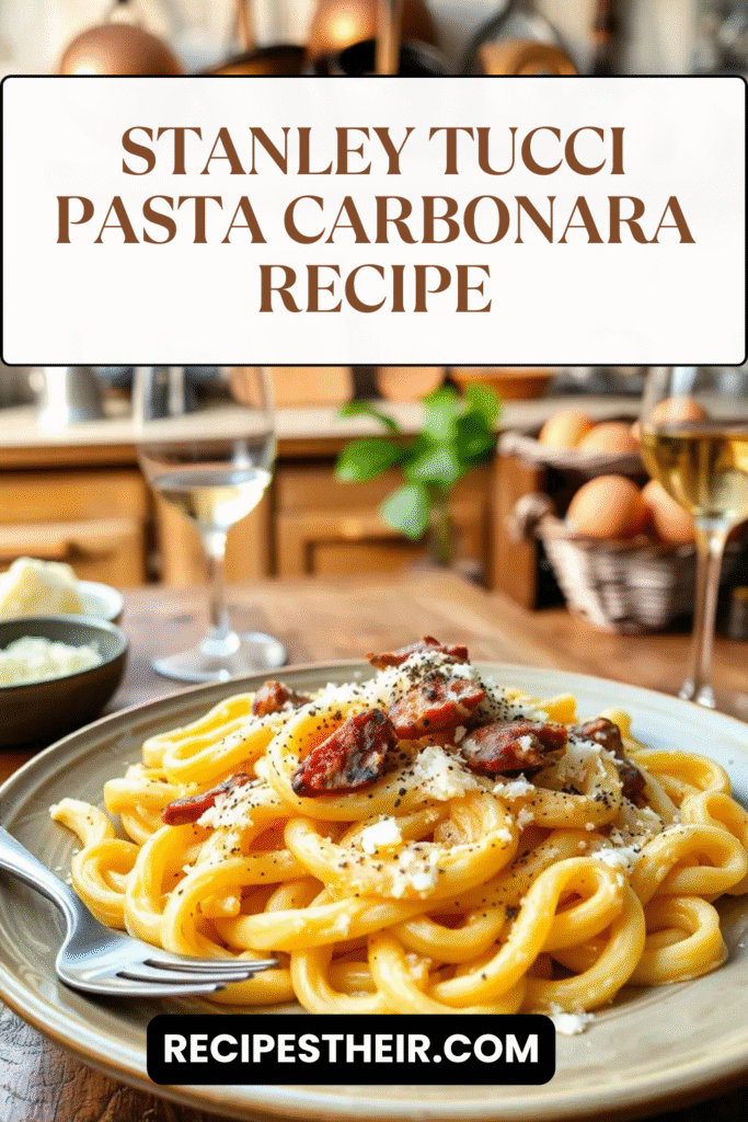 Stanley Tucci Pasta Carbonara Recipe