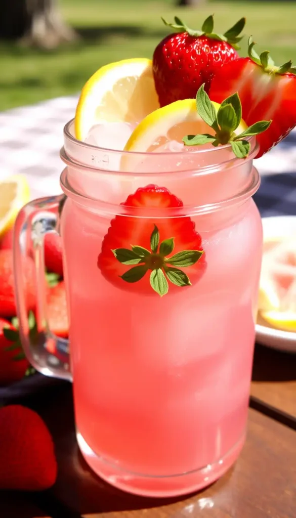 Strawberry Lemonade Cooler