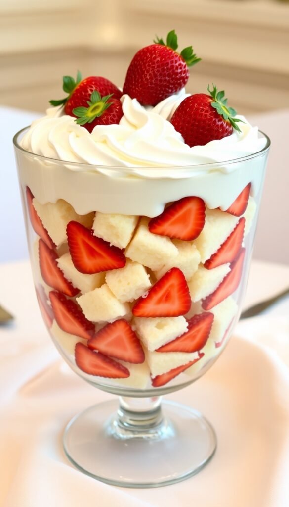 Strawberry Shortcake Trifle