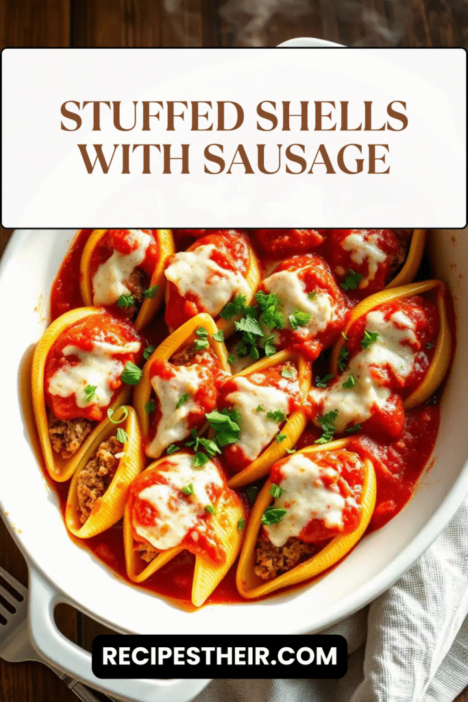 Stuffed Shells with Sausage