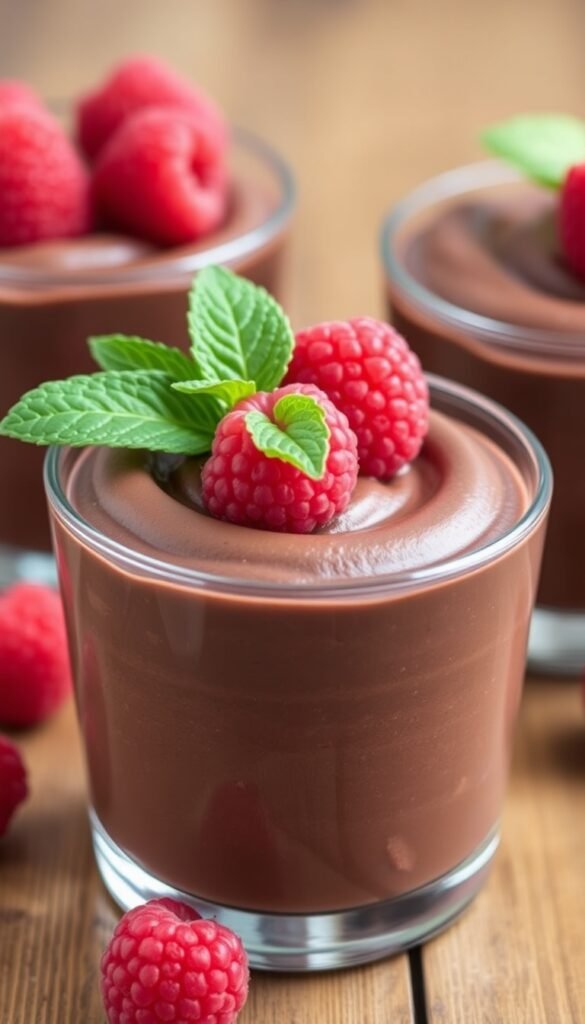 Sugar-Free Chocolate Avocado Mousse