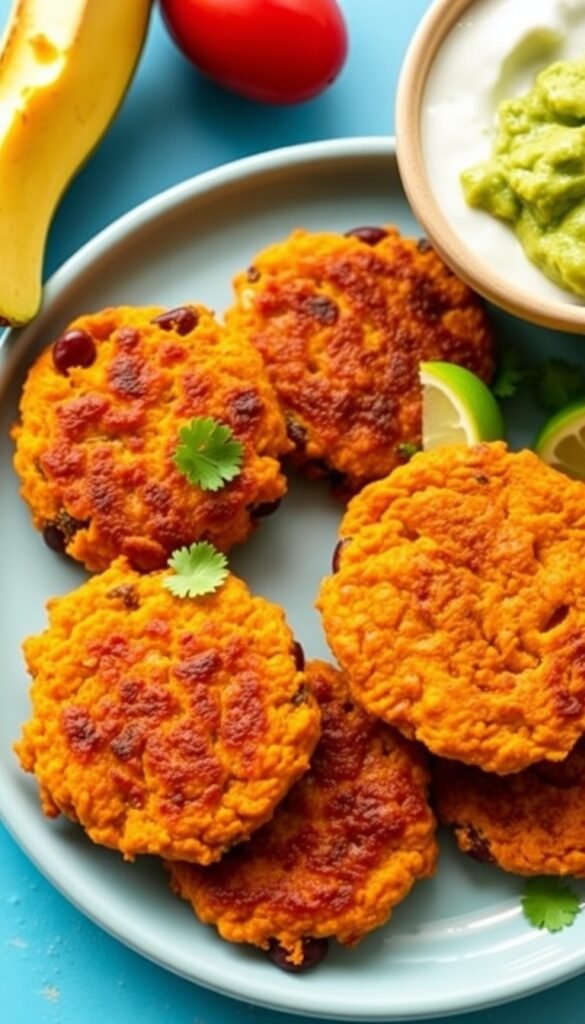 Sweet Potato and Black Bean Patties
