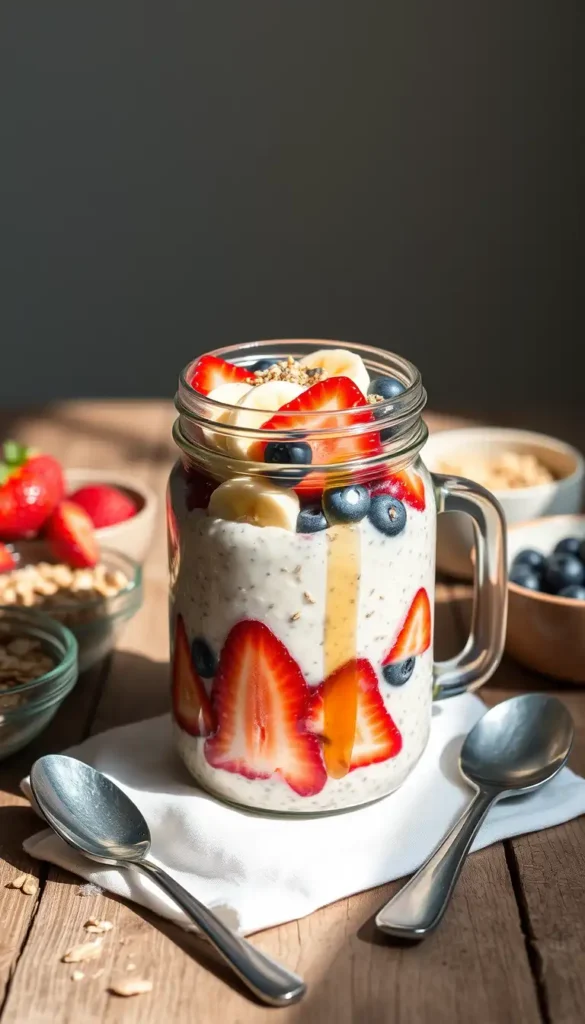 The Basic Overnight Oats in a Jar Recipe