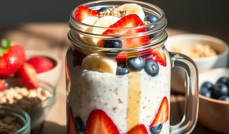 Overnight Oats in a Jar Recipe: Easy, Healthy & Delicious Breakfast Idea