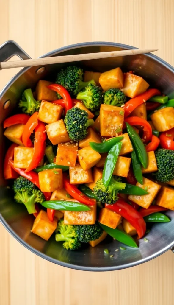 Tofu and Vegetable Stir-Fry