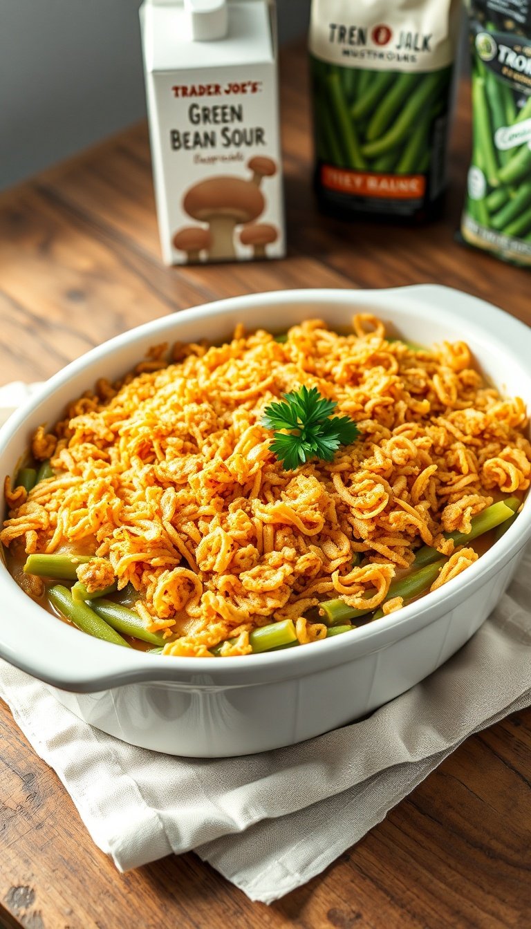 Trader Joe’s Green Bean Casserole Recipe: A Comfort Food Favorite Made Easy