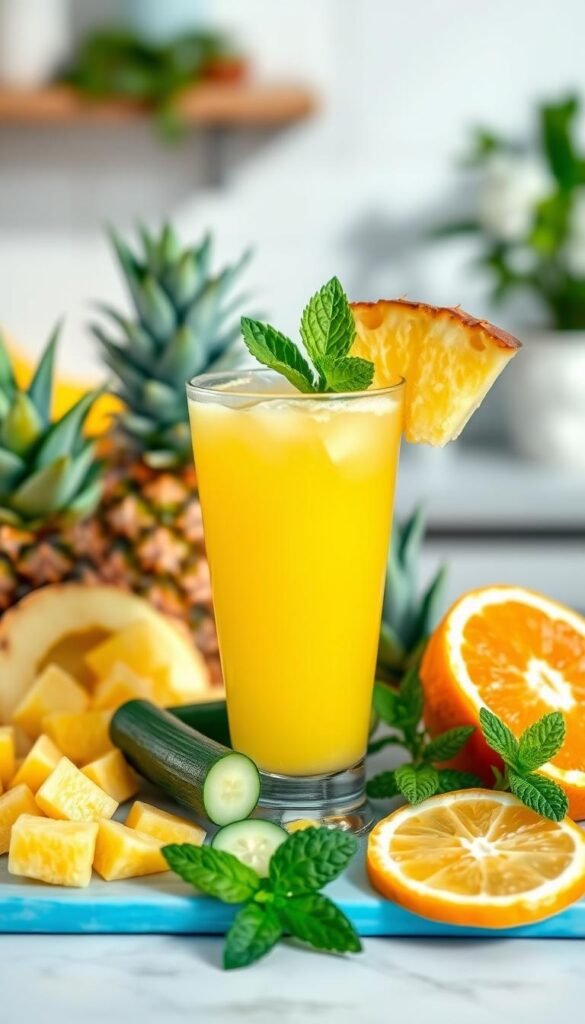 Tropical Pineapple Glow Juice