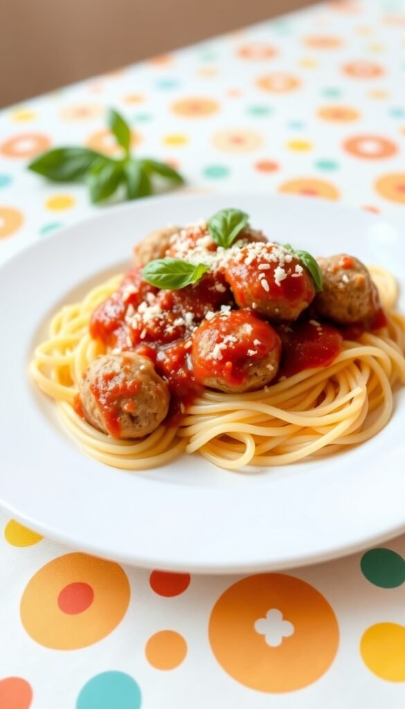 Turkey Meatball Spaghetti