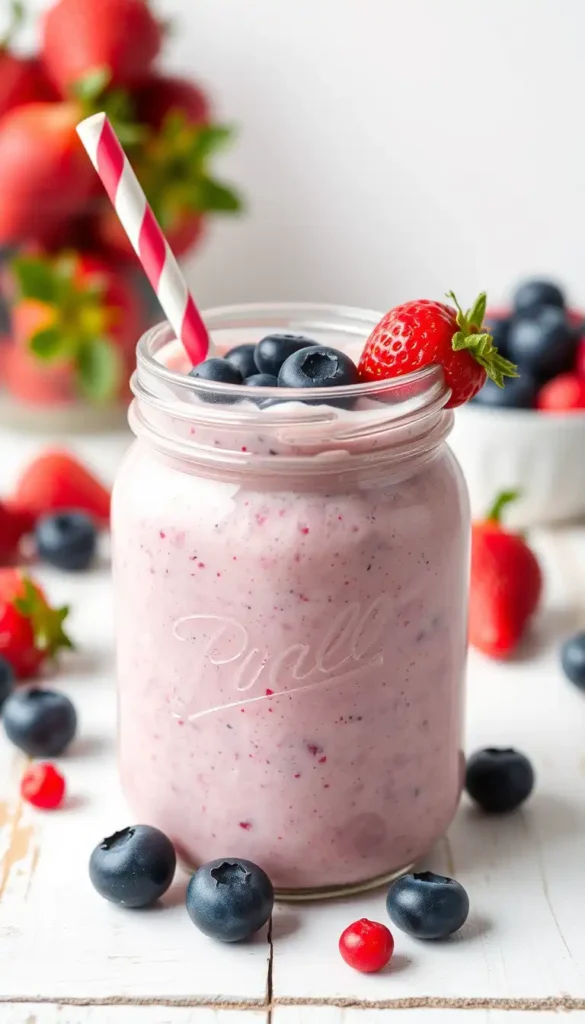 Vanilla Berry Blast Protein Shake
