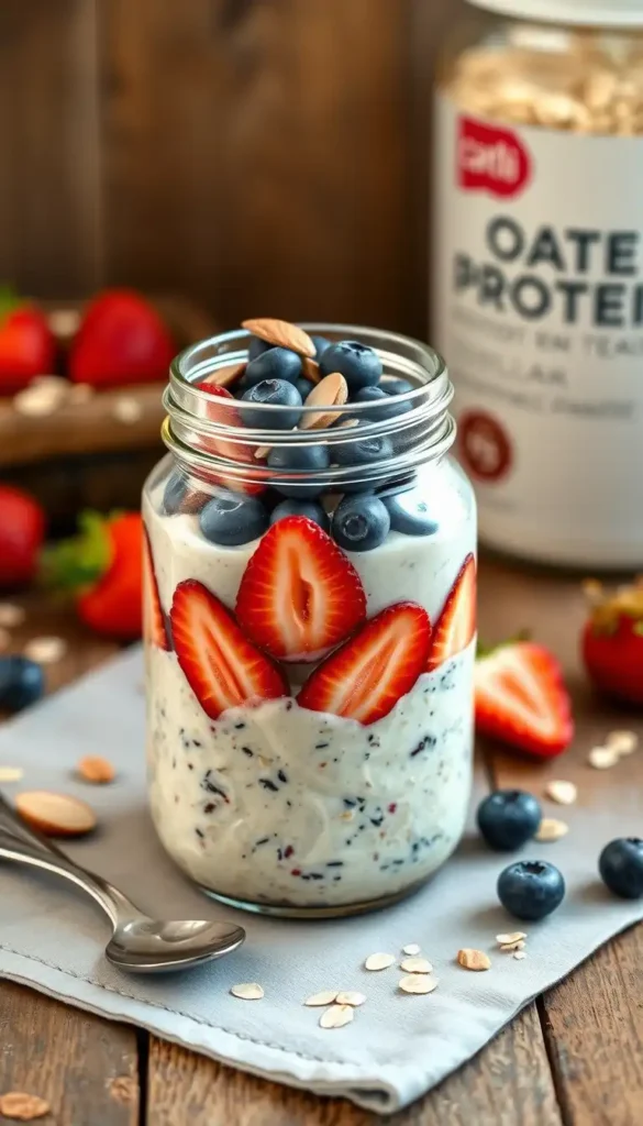 Vanilla Protein Overnight Oats