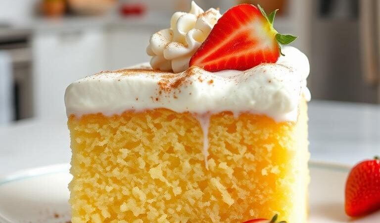 Tres Leches Cake Recipe with Box Cake – Easy, Moist, and Delicious