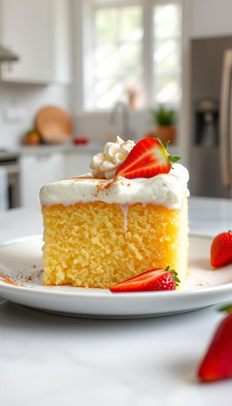 Tres Leches Cake Recipe with Box Cake – Easy, Moist, and Delicious