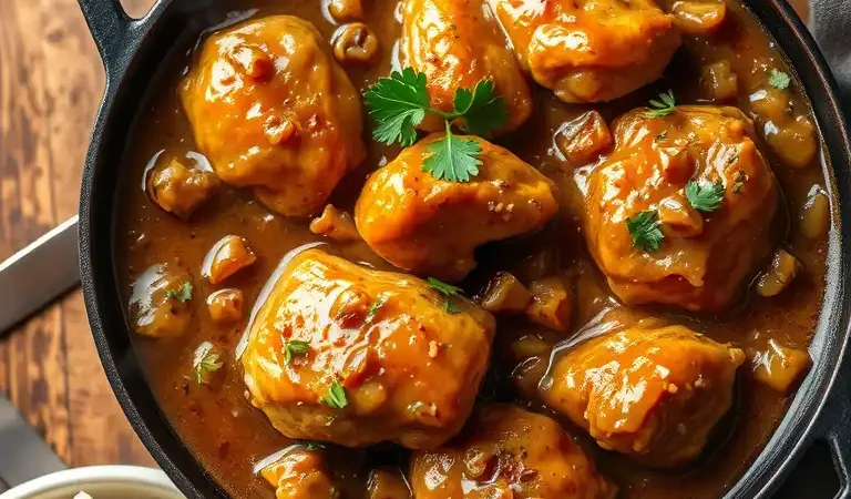 Smothered Chicken with Gravy: Southern Comfort Food at Its Best