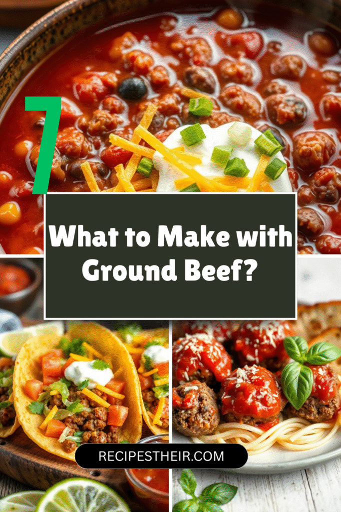 What to Make with Ground Beef