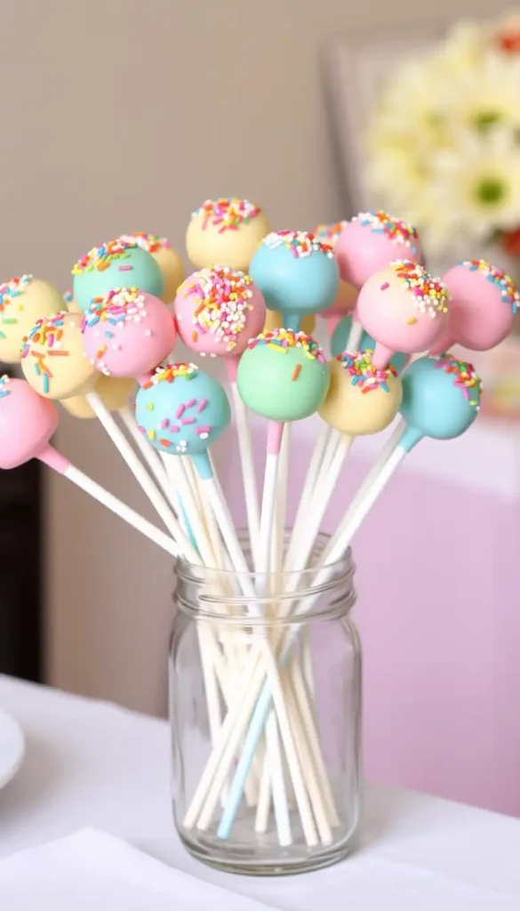 White Cake Mix Cake Pops