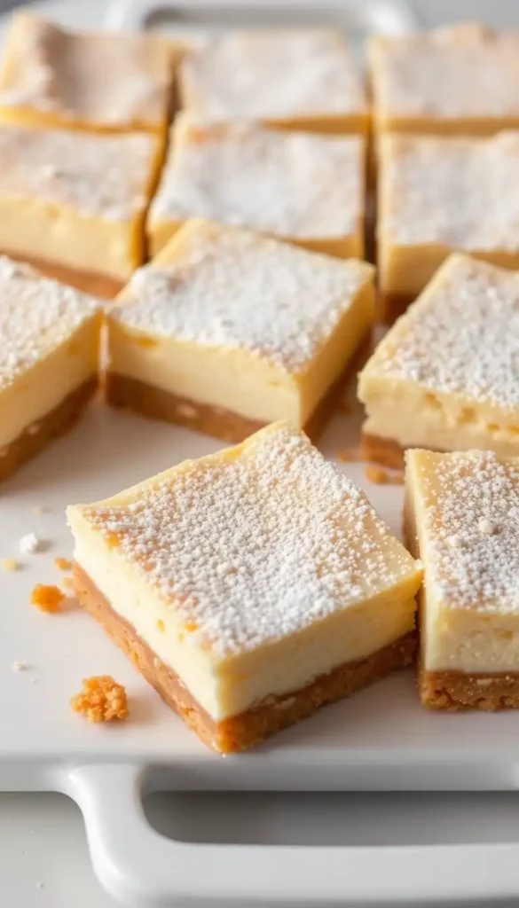 White Cake Mix Cheesecake Bars