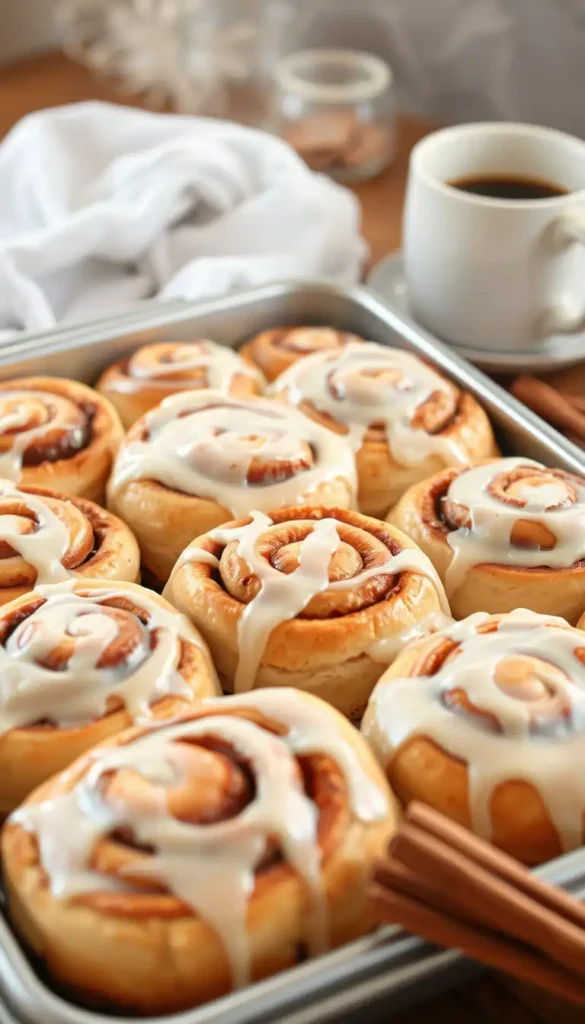White Cake Mix Cinnamon Rolls