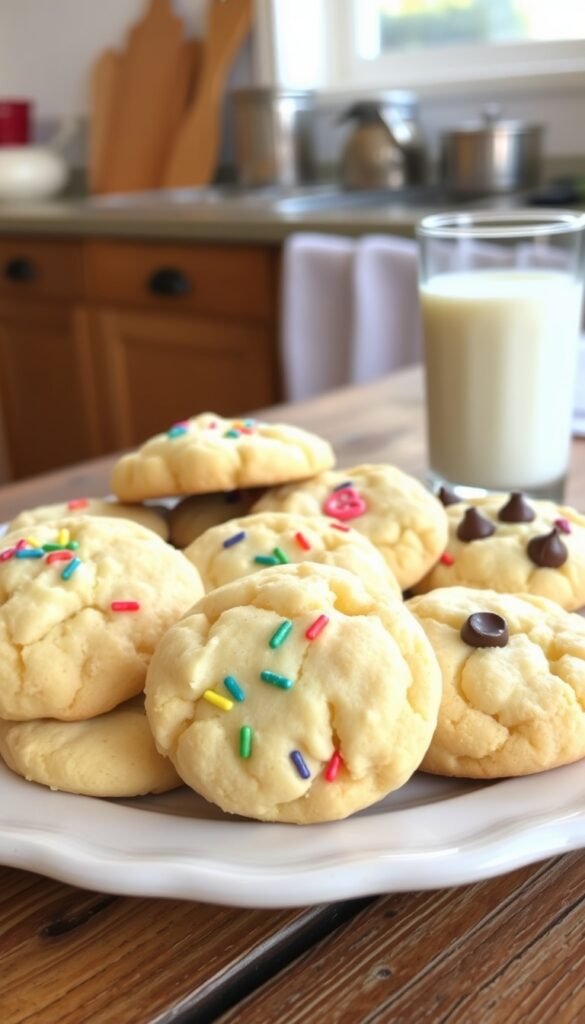 White Cake Mix Cookies
