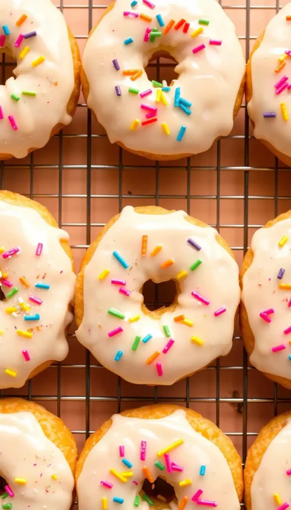 White Cake Mix Donuts