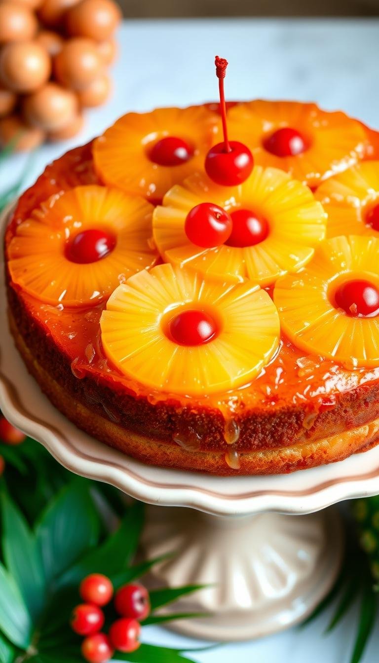 White Cake Mix Pineapple Upside-Down Cake