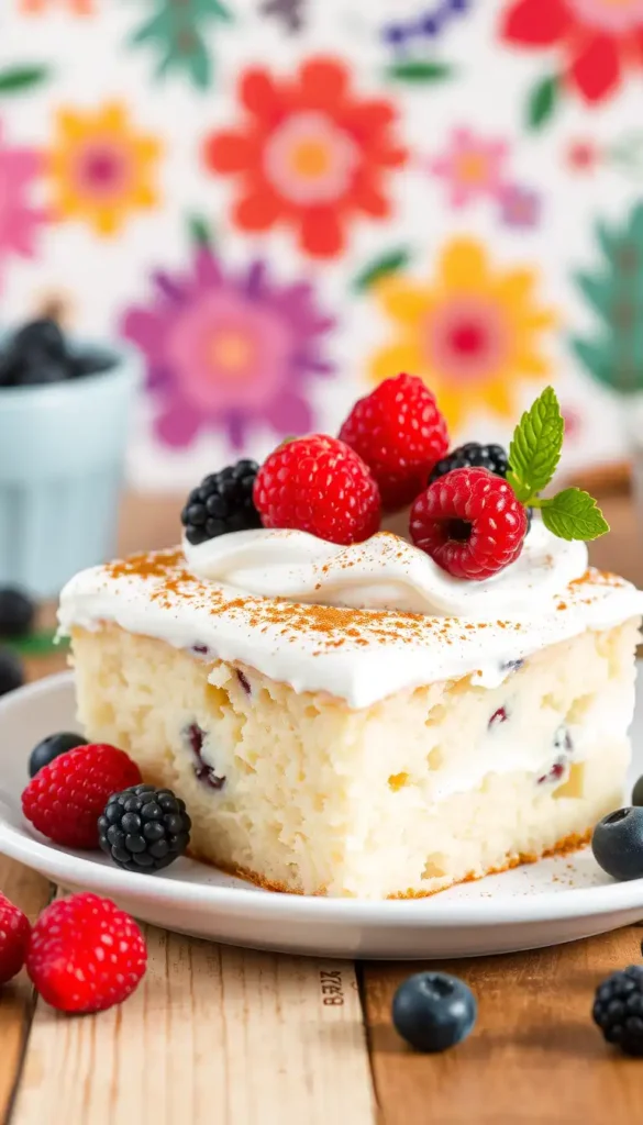 White Cake Mix Tres Leches