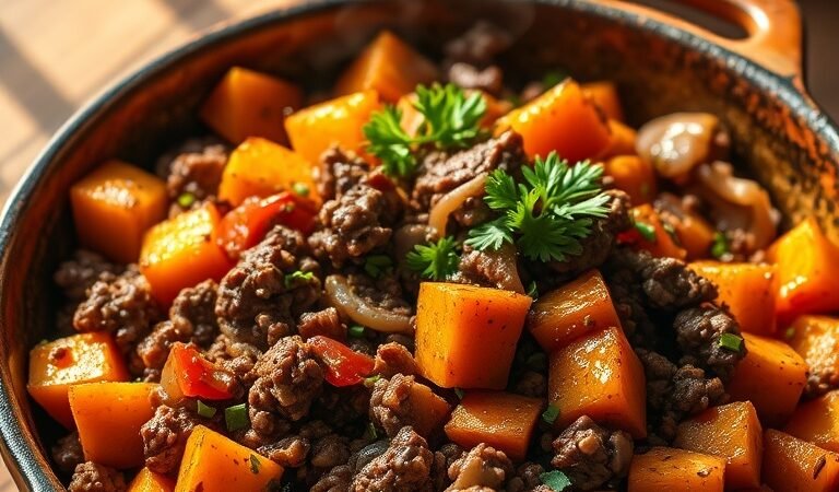 Sweet Potato and Ground Beef: A Delicious, Easy, and Nutritious Meal