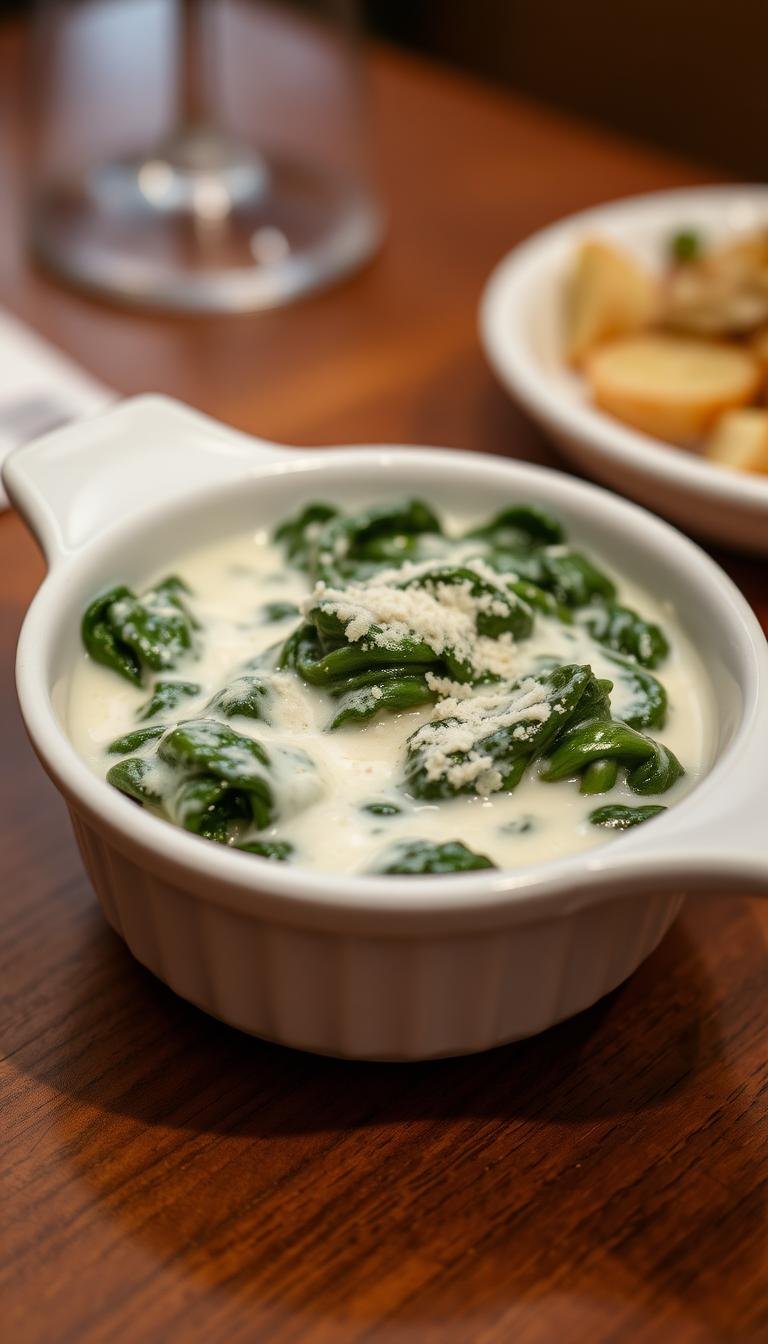 Morton’s Steakhouse Creamed Spinach Recipe: A Rich and Velvety Classic
